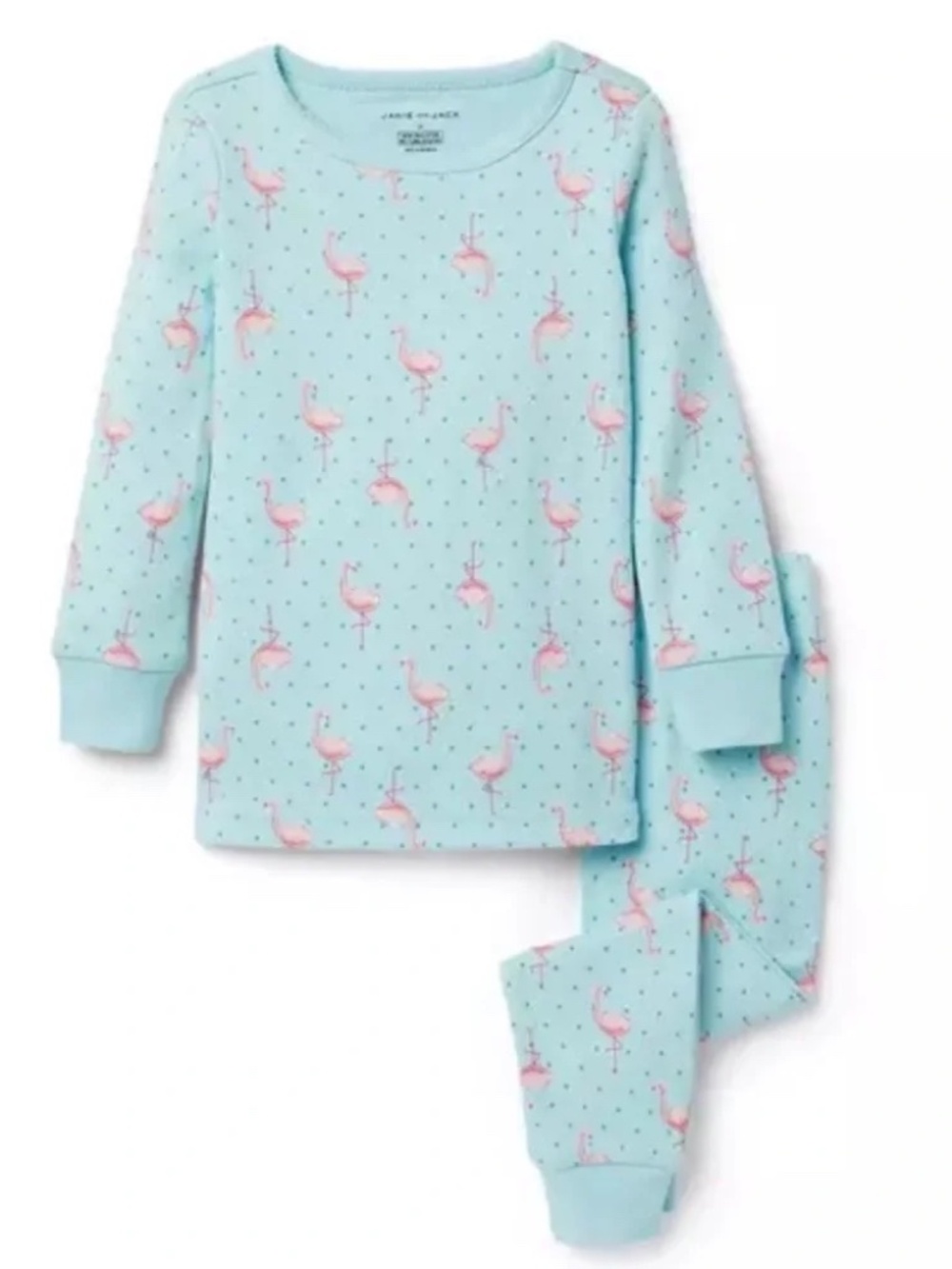 Janie and Jack Flamingo Pajamas
